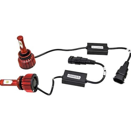 Aftermarket KM LED H9 Bulb Headlight Conversion Kit 2726-KM